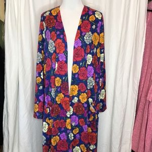 LuLaRoe Sarah Sweater Rose Floral